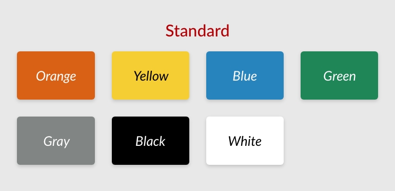 Standard Color Options