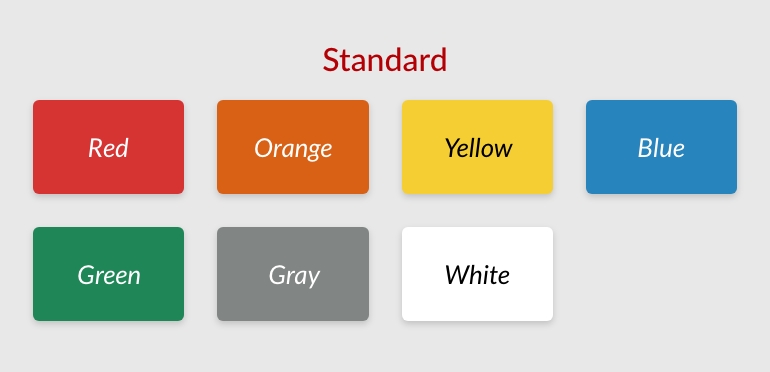 Standard Color Options