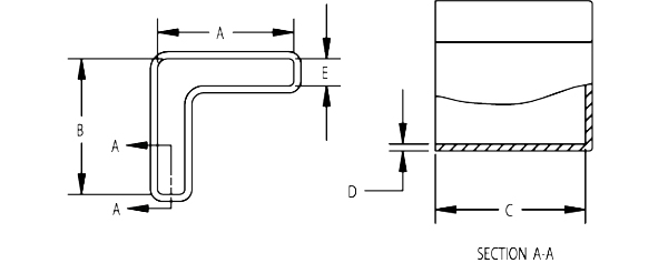 Angle End Caps Diagram