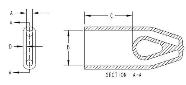 Flat Tip Hanger Cap Diagram