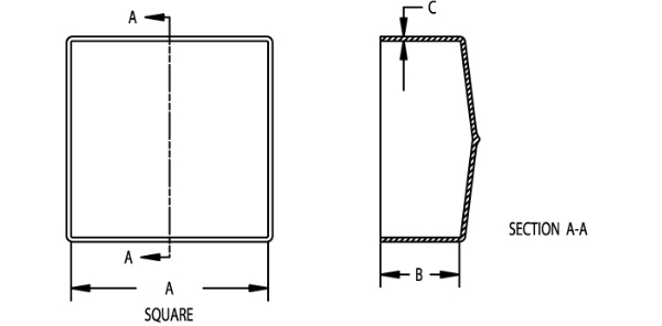 Square Caps Diagram