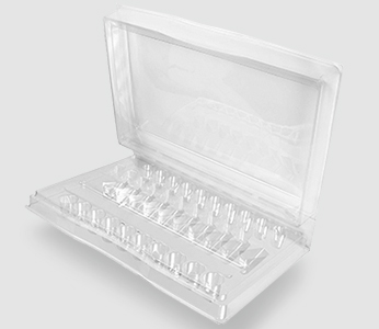 Shipping Tray with Hinged Closure