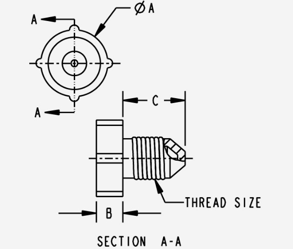 Threaded Plugs Diagram